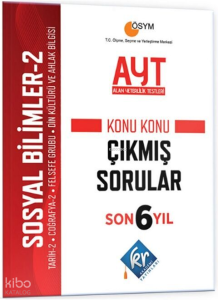 KR Akademi AYT Sosyal Bilimler 2 Son 6 Yıl Konu Konu Çıkmış Sorular