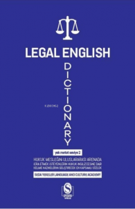 Legal English Dictionary;Yek Metot Seviye 2