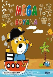 Mega Boyama-Kahverengi Kitap