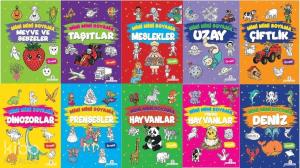 Mini Mini Boyama (10 Kitap)