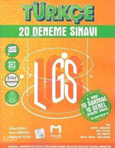 Mozaik Yayınları 8. Sınıf Türkçe 20 Deneme
