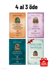 Nefs Terbiyesi - Dil Belası Dilin Afetleri - İki Şehveti Dizginlemek - Gençlere Tavsiyeler (Hediye)
