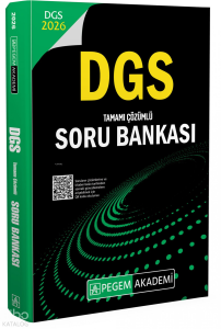 Pegem Akademi 2026 DGS Tamamı Çözümlü Soru Bankası