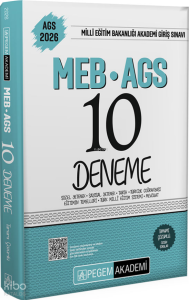 Pegem Akademi 2026 MEB AGS Tamamı Çözümlü 10 Deneme