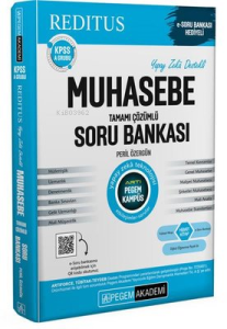 Pegem Akademi KPSS A Grubu Muhasebe Tamamı Çözümlü Soru Bankası