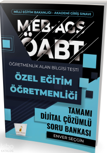 Pelikan MEB-AGS ÖABT Özel Eğitim Öğretmenliği Tamamı Çözümlü Soru Bankası