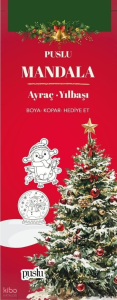 Puslu Mandala Ayraç - Yılbaşı;Boya-Kopar-Hediye Et