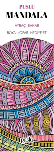 Puslu Yayıncılık Mandala Ayraç - Bahar (Boya-Kopar-Hediye Et)