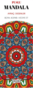 Puslu Yayıncılık Mandala Ayraç - Desenler (Boya-Kopar-Hediye Et)