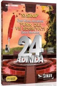 Sınav Dergisi Yayınları 10. Sınıf Türk Dili ve Edebiyatı 24 Adımda Özel Konu Anlatımlı Soru Bankası Sınav Dergisi 