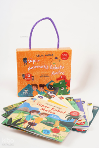 Süper Matematik Robotu Matro 1. Sınıf Etkinlikli Matematik Hikayeleri Eğitim Seti (10 Kitap) (Ciltli - Kutulu)