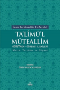 Talimül Müteallim Öğretmen Öğrenci İlişkileri