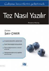 Tez Nasıl Yazılır; Çalışma Becerilerini Geliştirmek