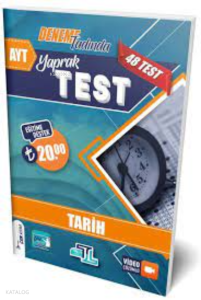 Tümler Yayınları YKS AYT Tarih Yaprak Test Video Çözümlü