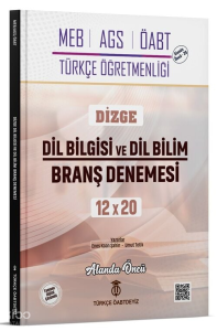 Türkçe ÖABTDEYİZ ÖABT MEB-AGS Türkçe Dizge Dil Bilgisi ve Dil Bilim 12x20 Branş Denemeleri Çözümlü