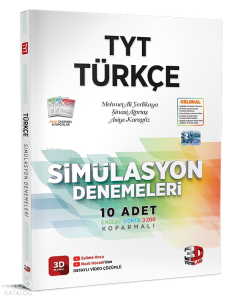 TYT 3D Simülasyon Türkçe Denemeleri