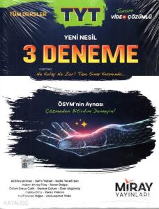 TYT Tüm Dersler 3'lü Deneme 