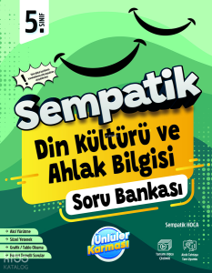 Ünlüler Karması Yayınları  5. Sınıf Sempatik Din Kültürü ve Ahlak Bilgisi Soru Bankası