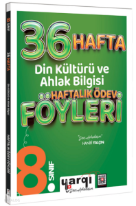 Yargı Ders Arkadaşım 8. Sınıf Din Kültürü ve Ahlak Bilgisi 36 Haftalık Ödev Föyleri