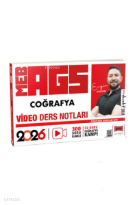 Yargı Yayınları 2026 MEB-AGS Öğretmen Adayları İçin Coğrafya Video Ders Notları