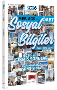 Yargı Yayınları 2026 ÖABT MEB-AGS Sosyal Bilgiler Öğretmenliği 2020-2025 Çıkmış Sınav Soruları