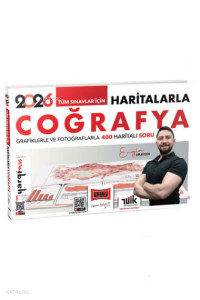 Yargı Yayınları 2026 Tüm Sınavlar İçin Haritalarla Coğrafya Grafiklerle ve Fotoğraflarla 400 Haritalı Soru