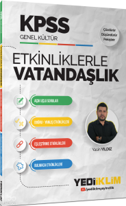 Yediiklim Yayınevi KPSS Genel Kültür Etkinliklerle Vatandaşlık
