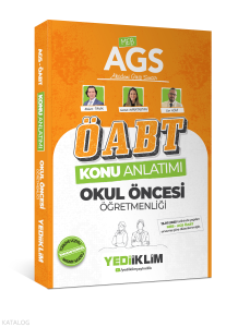 Yediiklim Yayınları 2026 MEB AGS ÖABT Okul Öncesi Öğretmenliği Konu Anlatımı