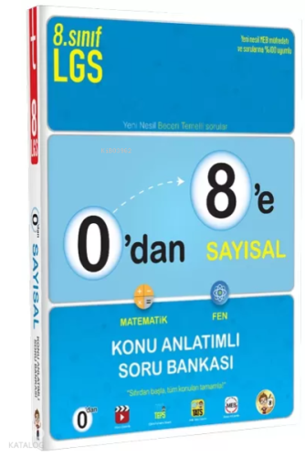 0'dan 8'e Sayısal Konu Anlatımlı Soru Bankası