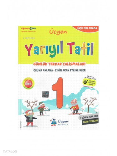 1. Sınıf Yarıyıl Tatil Günlük Tekrar Çalışmaları