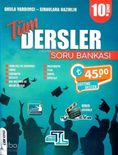 10.Sınıf Soru Bankası Tüm Dersler - 2022