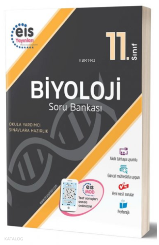 11. Sınıf Biyoloji Soru Bankası EİS Yayınları
