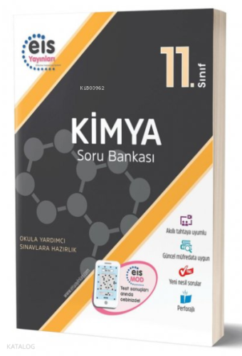11. Sınıf Kimya Soru Bankası Eis Yayınları