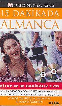 15 Dakikada Almanca; (kitap ve 60 Dakikalık 2 Cd)