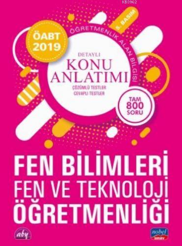 2019 ÖABT Fen Bilgisi Öğretmenliği - Öğretmenlik Alan Bilgisi - Detayl