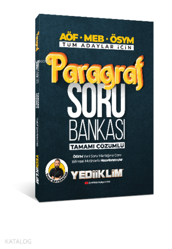 2022 AÖF MEB ÖSYM Tüm Adaylar İçin Paragraf Tamamı Çözümlü Soru Bankası