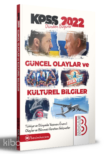 2022 KPSS Dünden Bugüne Kültürel Olaylar ve Güncel Bilgiler Benim Hocam Yayınları