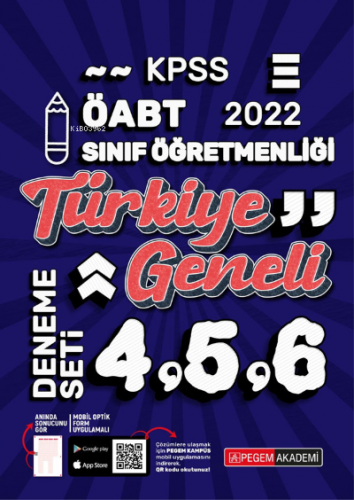 2022 KPSS ÖABT Sınıf Öğretmenliği Türkiye Geneli 4-5-6 (3'lü Deneme)