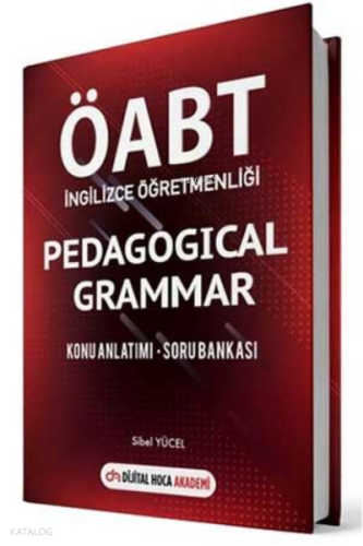 2022 ÖABT İngilizce Öğretmenliği Pedagogical Grammer Konu Anlatımı Soru Bankası Dijital Hoca Akademi