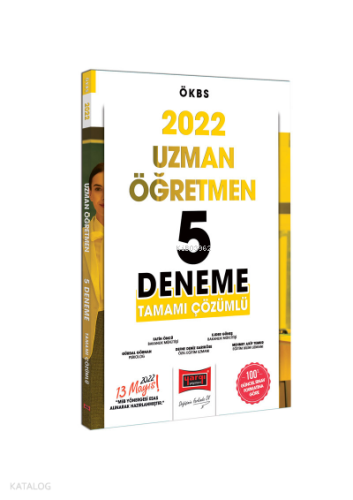 2022 ÖKBS Uzman Öğretmen Tamamı Çözümlü 5 Deneme Sınavı