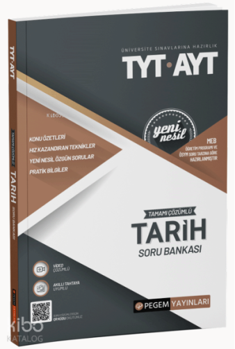 2022 TYT-AYT Tamamı Çözümlü Tarih Soru Bankası;Üniversite Sınavlarını Hazırlık