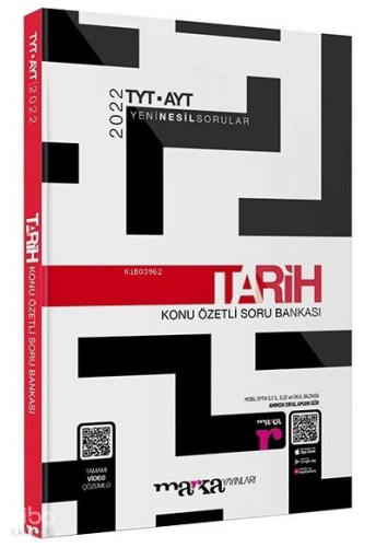 2022 YKS TYT Tarih Konu Özetli Soru Bankası Video Çözümlü