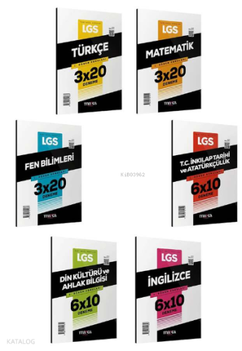 2023 1. Dönem LGS Tüm Dersler Deneme Seti