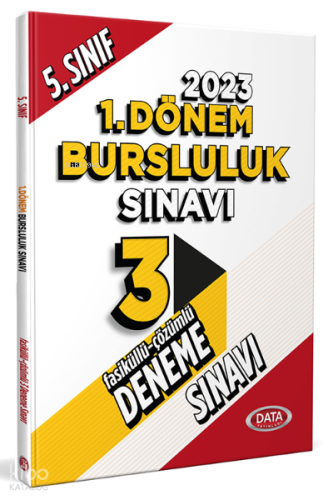2023 5. Sınıf Bursluluk Sınavı Tamamı Çözümlü 3 Fasikül Deneme Sınavı