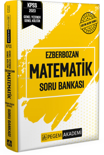 2023 Ezberbozan KPSS Genel Yetenek Genel Kültür Matematik Kolektif