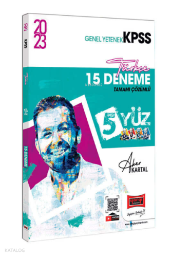 2023 KPSS 5Yüz Türkçe Tamamı Çözümlü 15 Deneme Aker Kartal