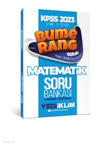 2023 KPSS Genel Yetenek Bumerang Matematik Tamamı Çözümlü Soru Bankası