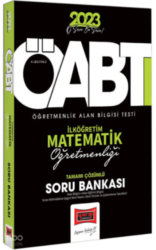 2023 KPSS ÖABT İlköğretim Matematik Öğretmenliği Tamamı Çözümlü Soru Bankası