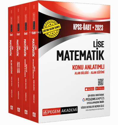 2023 KPSS ÖABT Lise Matematik Konu Anlatımlı Kolektif