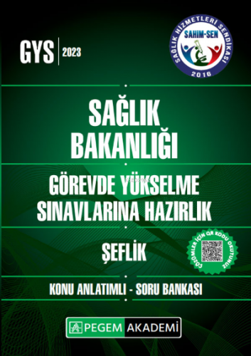 2023 Sağlık Bakanlığı Görevde Yükselme Sın. Haz. Şeflik Konu Anlatımlı Soru Bankası